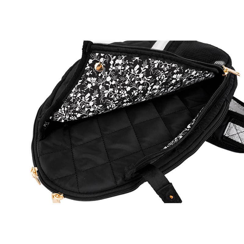 Jillian Pickle Ball Bag Sling Black-Closeout Deal!