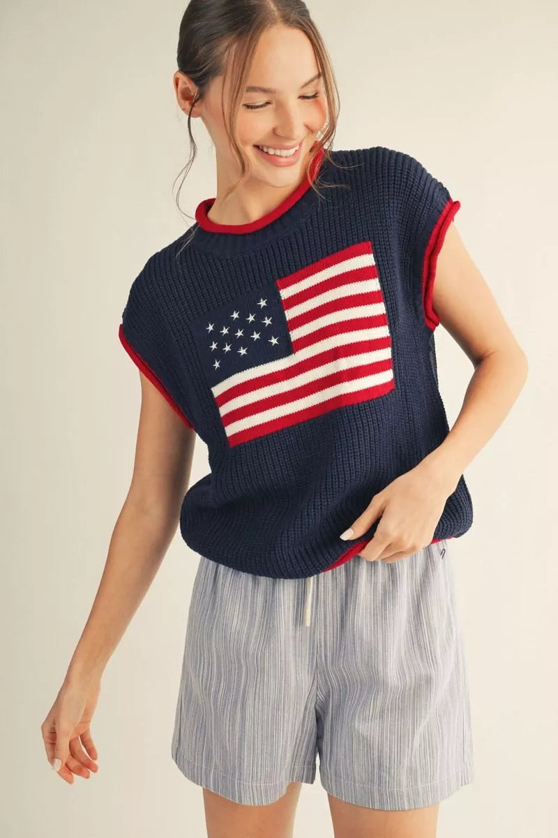 LIVI TOP - NAVY