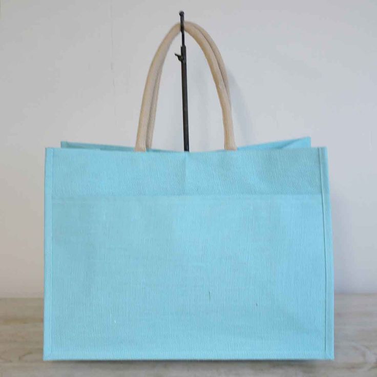 JUTE POCKET TOTE