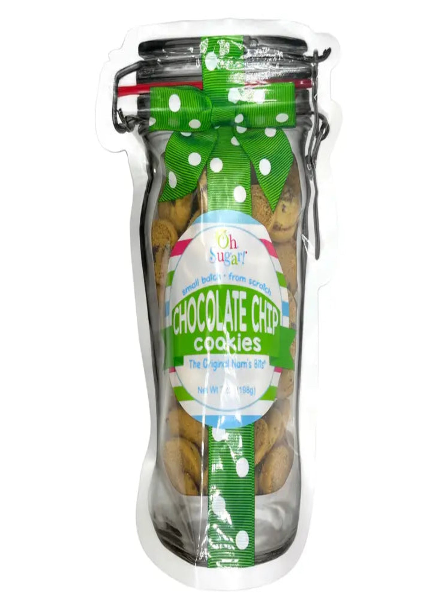 Small Mason Jar Pouch w/ Chocolate chip Cookies