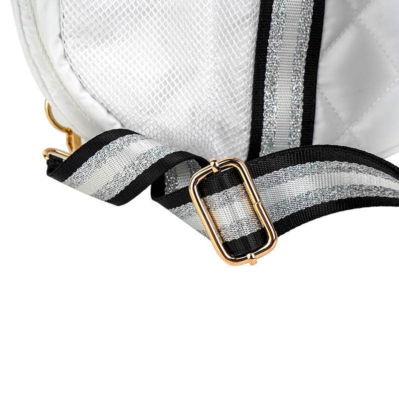 Jillian Pickle Ball Bag Sling Courtly White - Closeout Deal