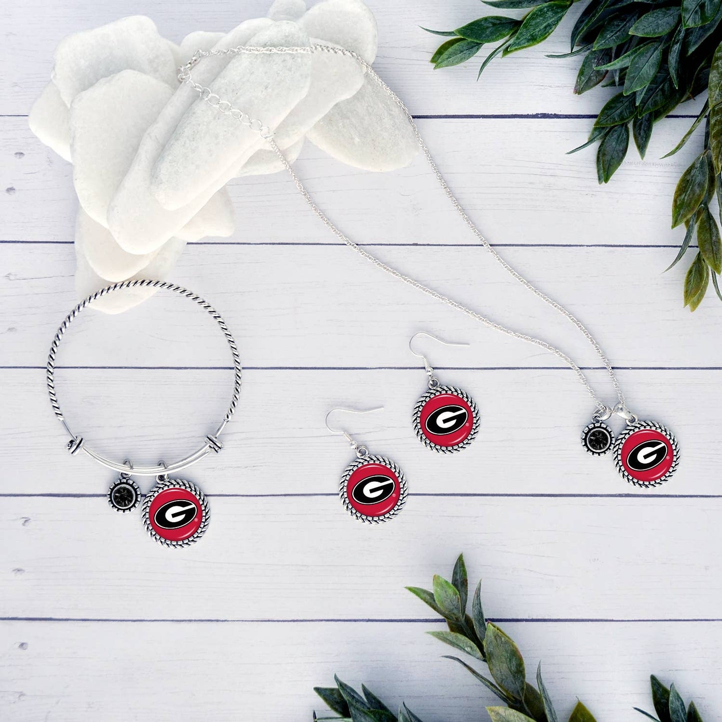 Georgia Bulldogs Olivia Earrings