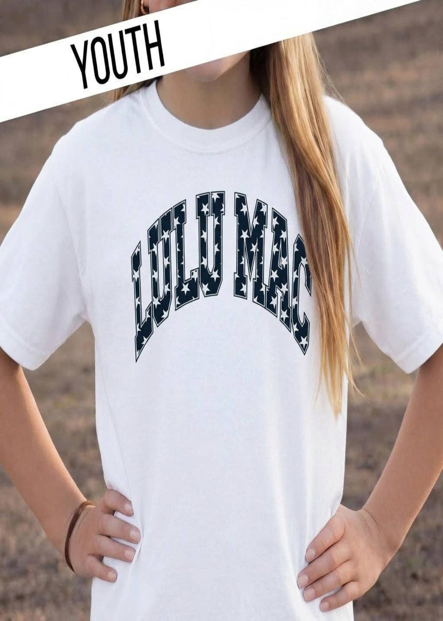 NAVY YOUTH COMFORT COLORS TEE