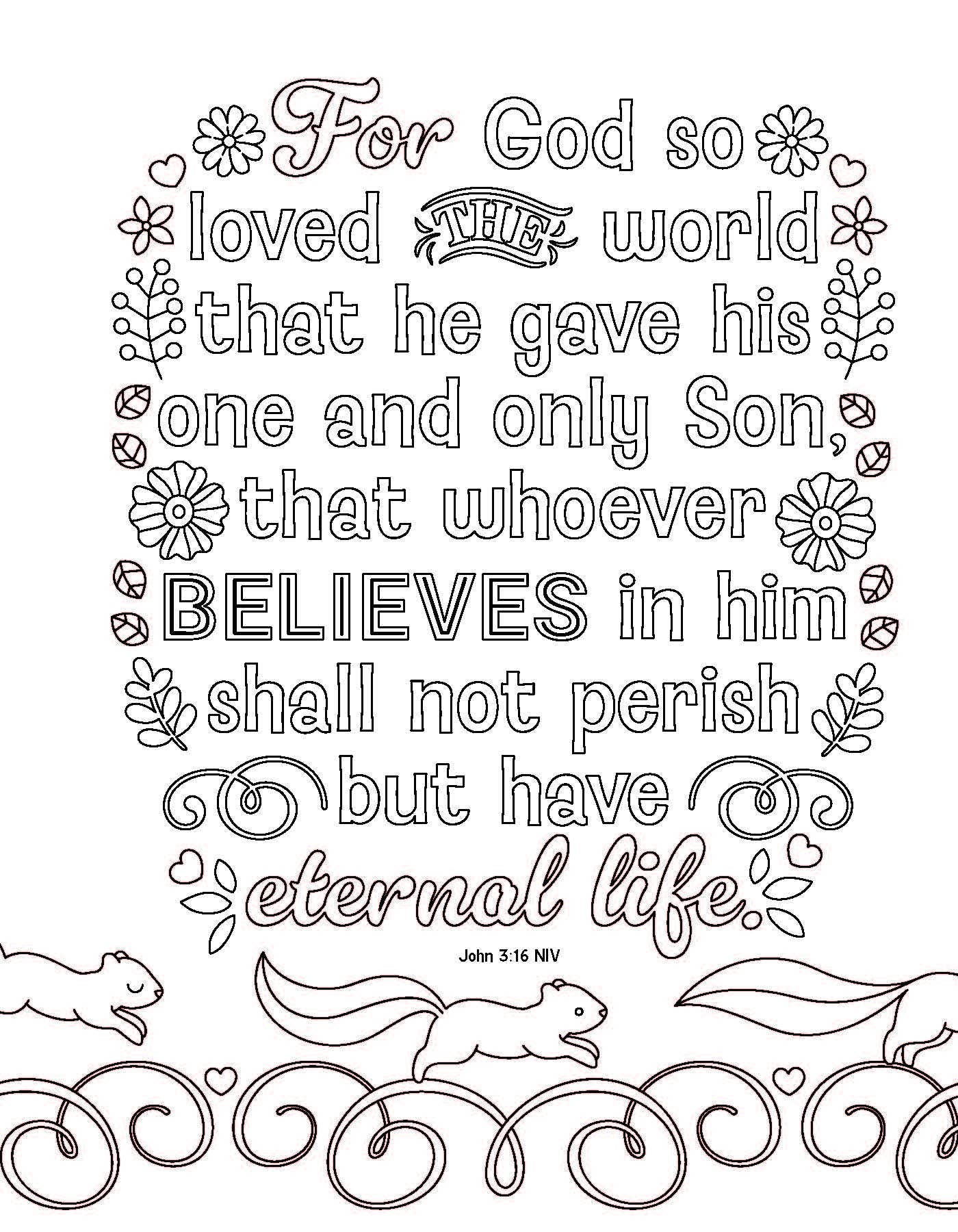Color the Bible for Girls