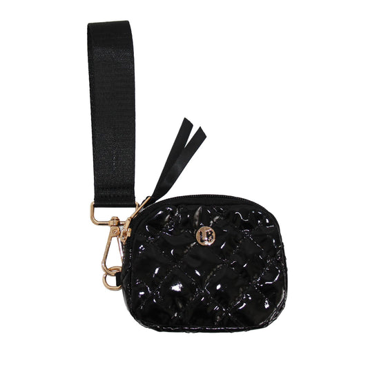 Jennifer Wristlet Wallet Keychain Onyx