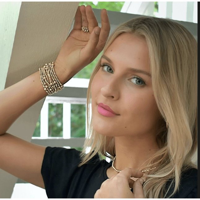 The Nantucket Collection 2x6 14k Gold- Filled Beaded Bracelet