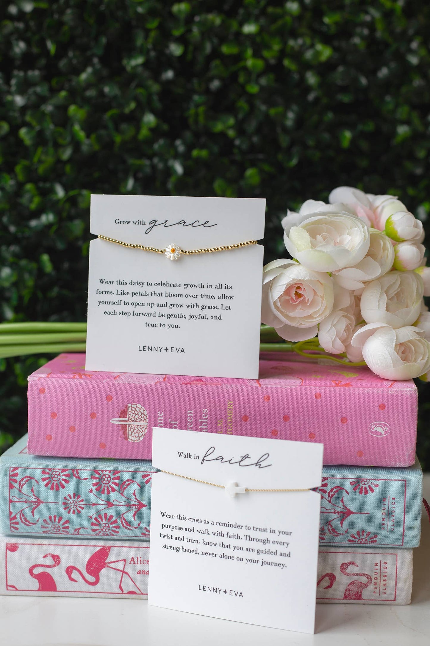 Intentions Cord Bracelet-Cross, Inspirational Gift Jewelry