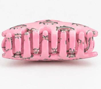 Pink Rainbow Trout Claw Clip