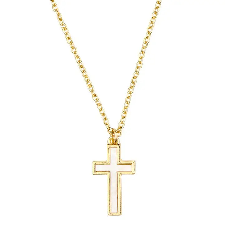 MOTHER OF PEARL: NECKLACE