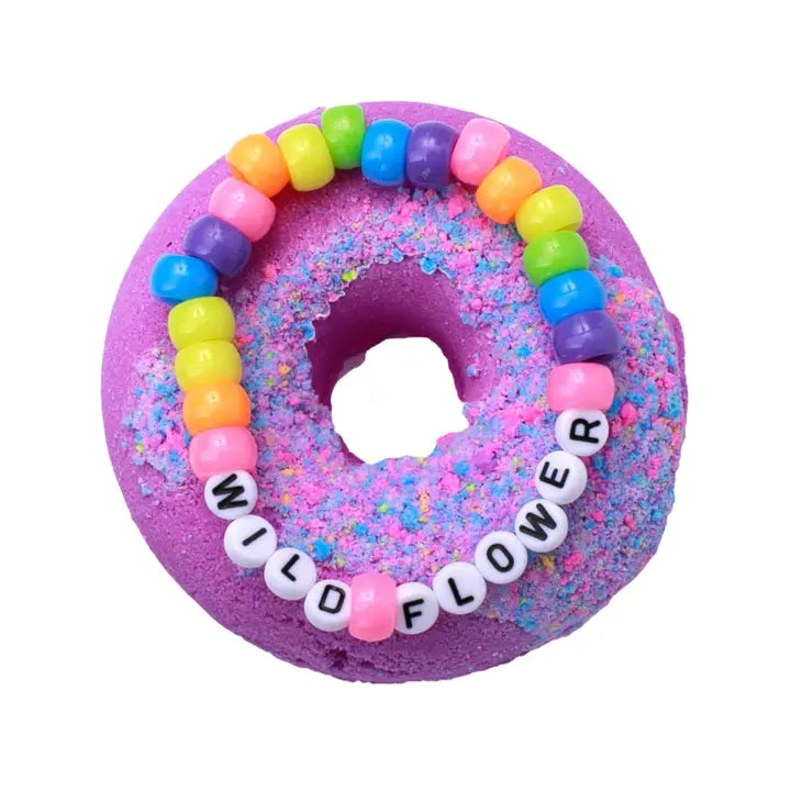 DONUT BATH BOMB & BRACELET PACK-PURPLE