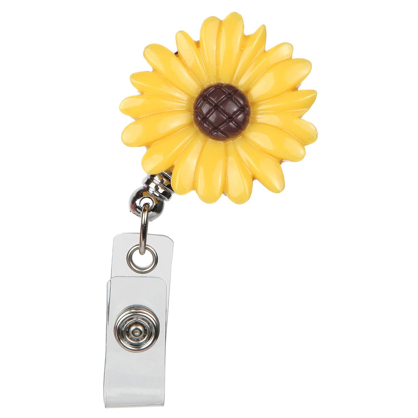 Sunflower Retractable ID Badge Reel