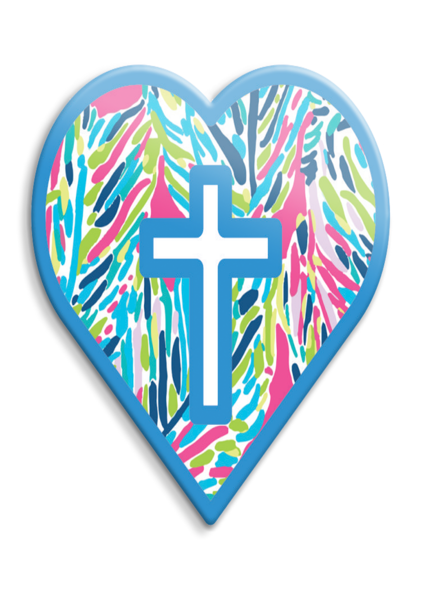 Cross Heart Acrylic