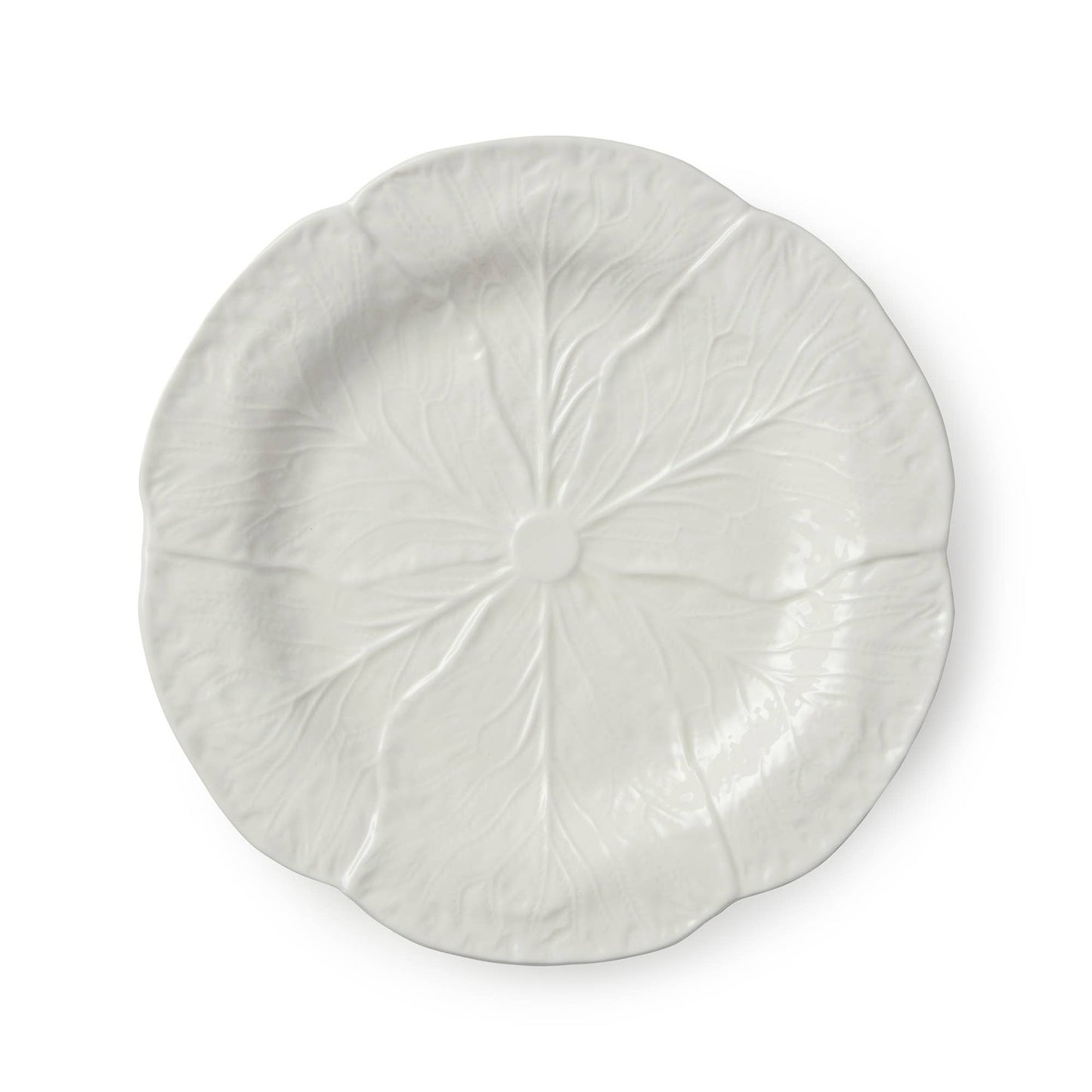 Le Jardin White Cabbage 3-D Salad Plate 9 in