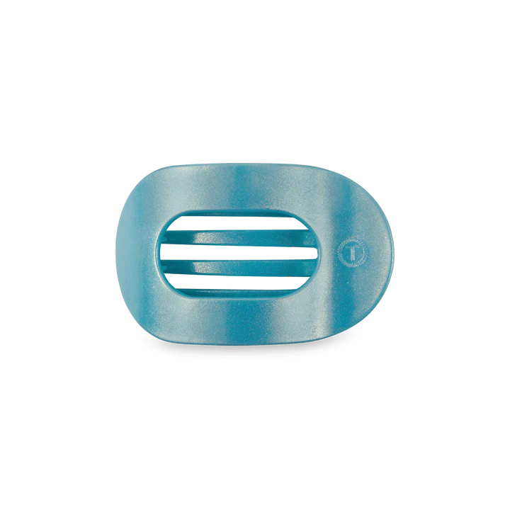 TELETIES Flat Round Hair Clip for Women - Durable Plastic Hair Accessory