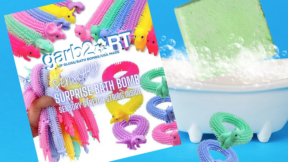 SENSORY BATH BOMB : STRETCH STRING