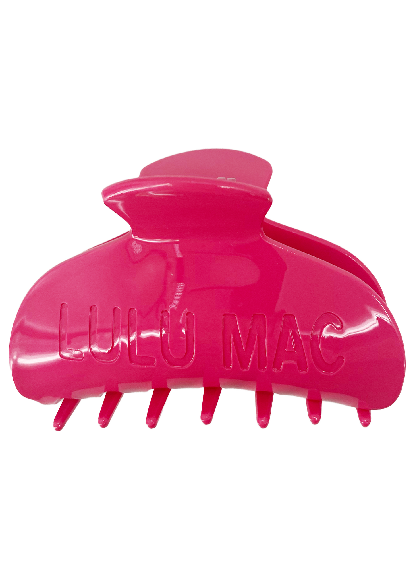 LULU MAC HAIR CLIP - HOT PINK