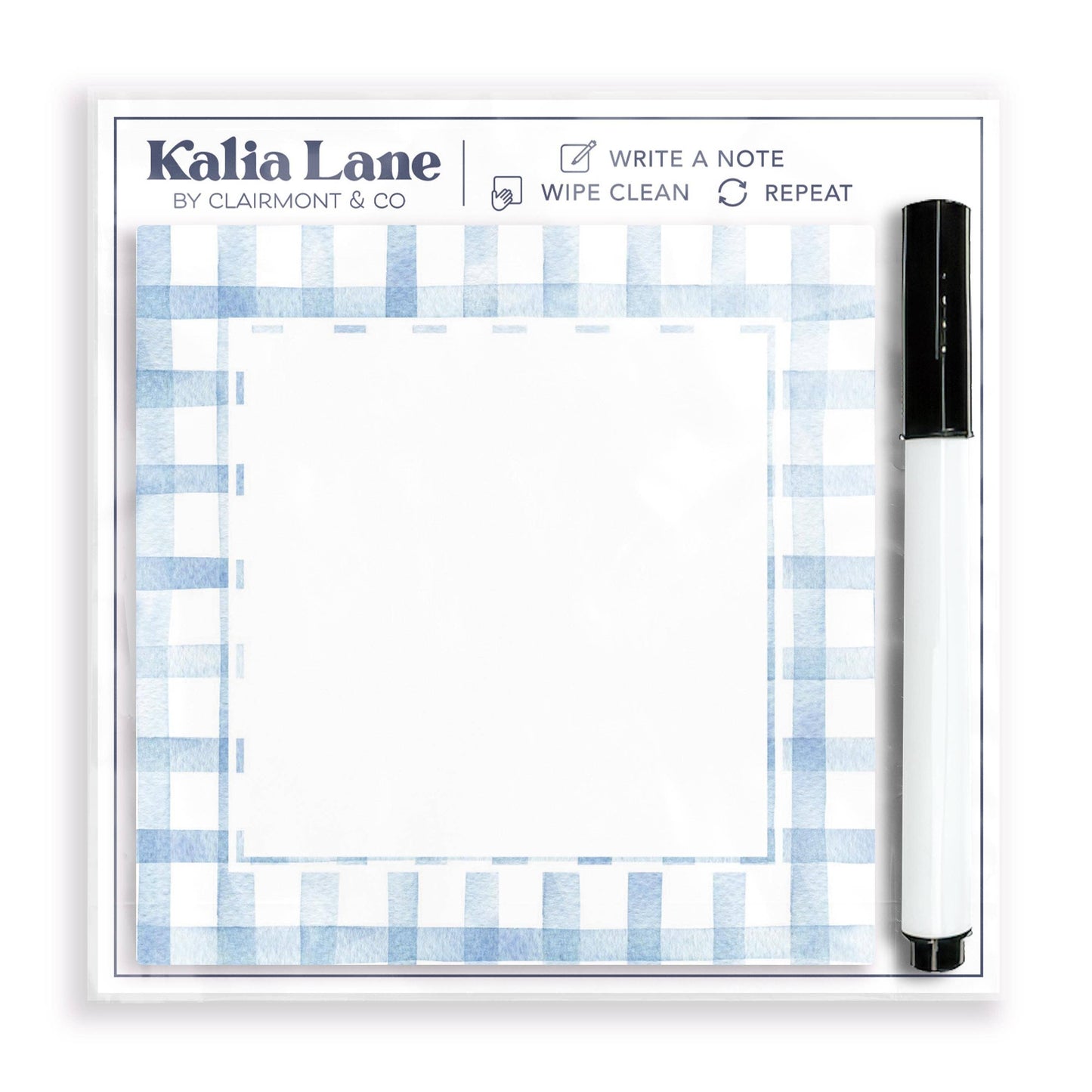 4x4 Clear Reminder Kalia Lane-Fantasy Garden Checker