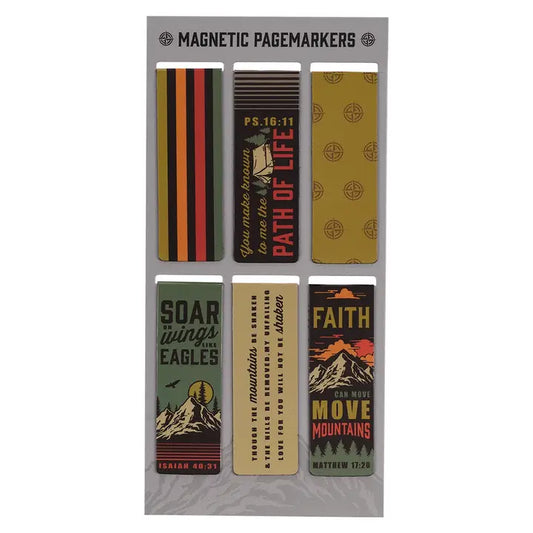 MAGNETIC BOOKMARK SET-MOUNTAINS