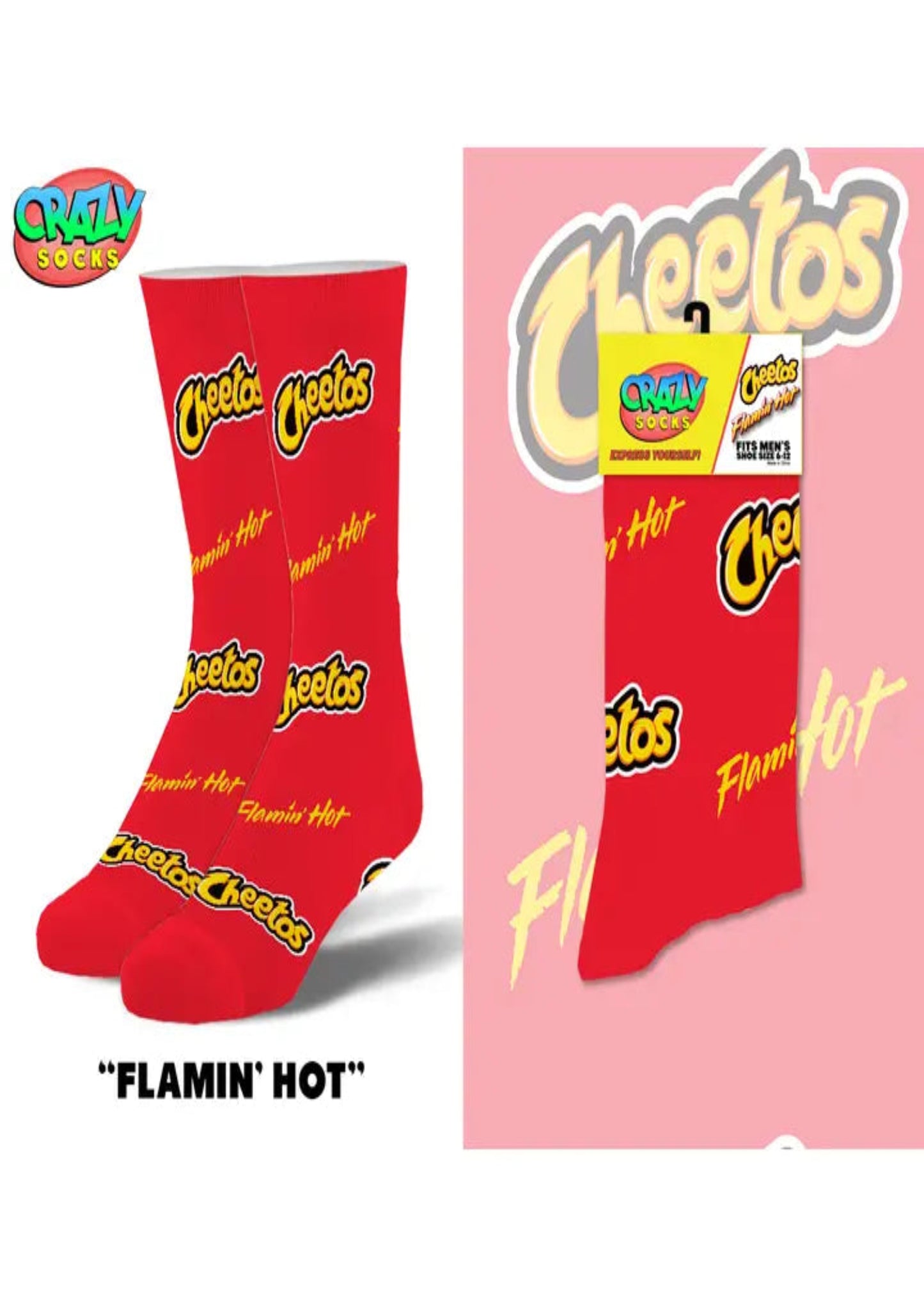 ODD SOCKS-HOT CHEETOS