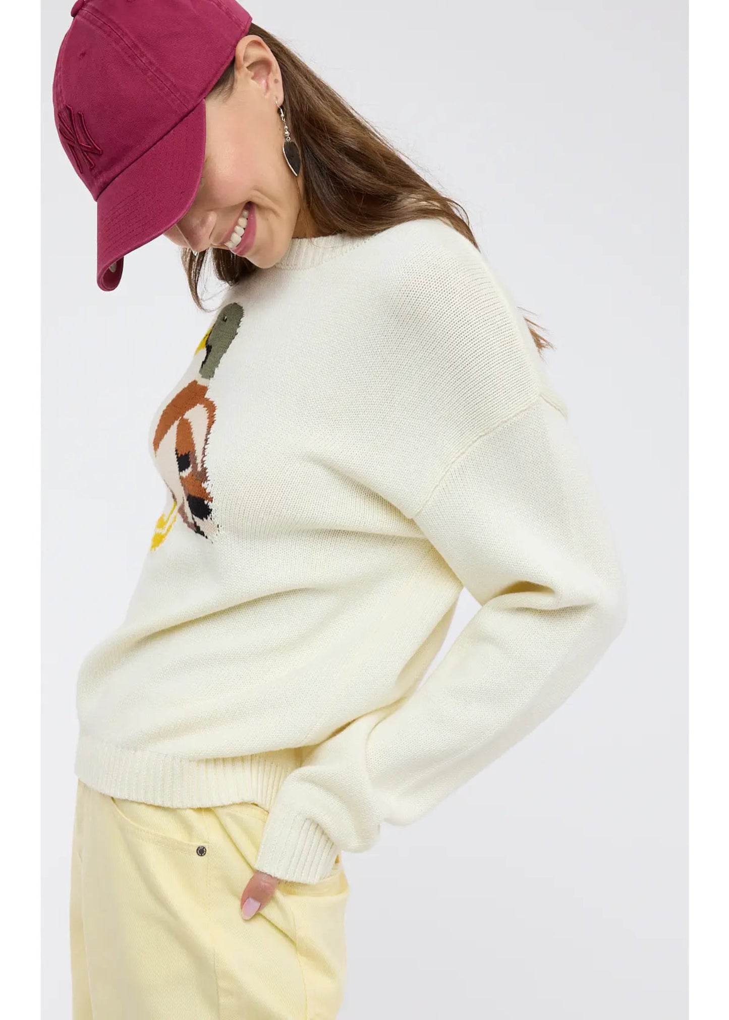 DUCK SWEATER - CREAM