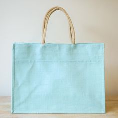 JUTE POCKET TOTE