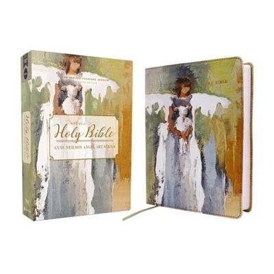 NRSVue, Holy Bible, Anne Neilson Angel Art Series, Leathersoft, Multi-Color, Comfort Print