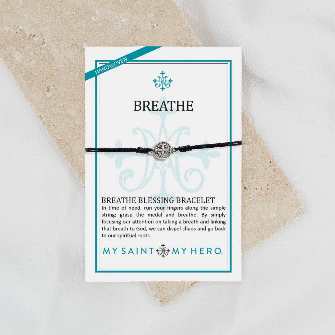 Breathe Blessing Bracelet - Mint / Gold