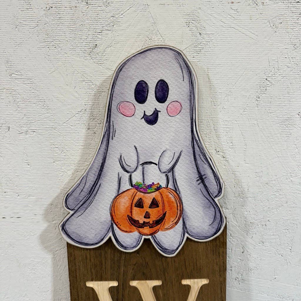 Trick or Treat Ghost topper