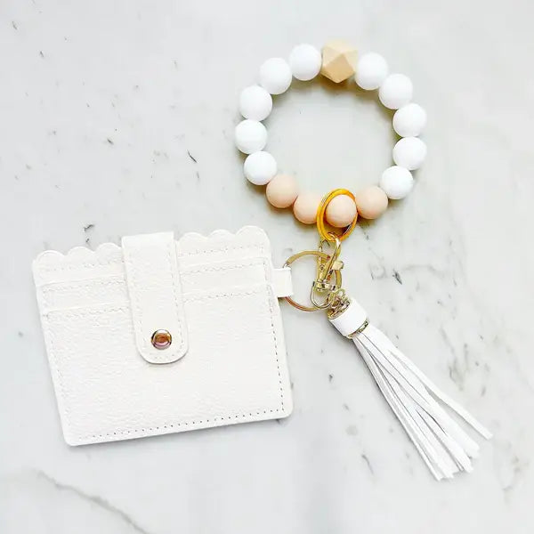 BOHO CHIC WRISTBAND KEYCHAIN