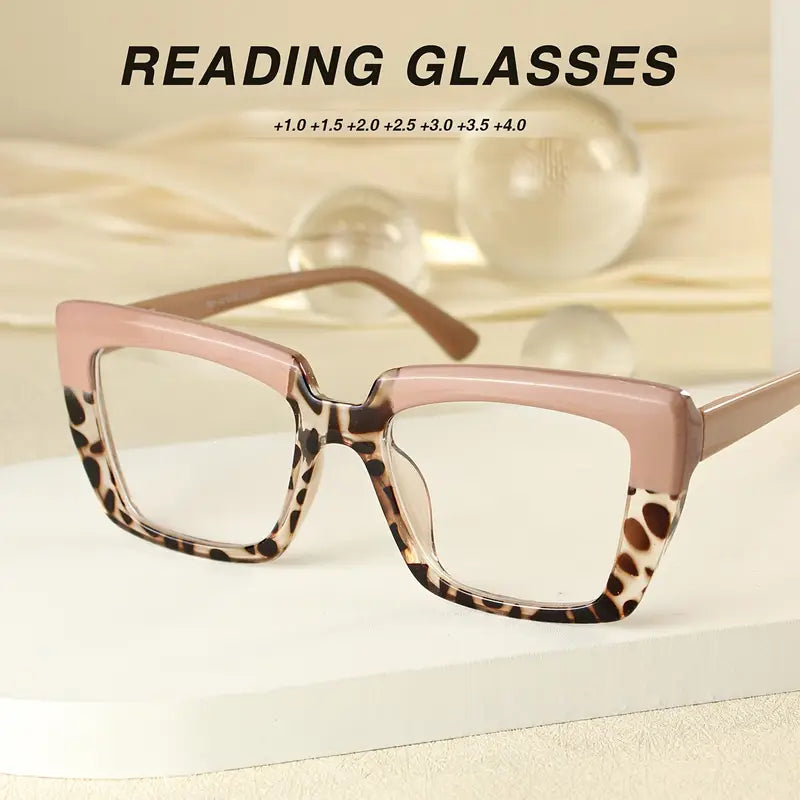 CAT EYE LARGE FRAME GLASSES