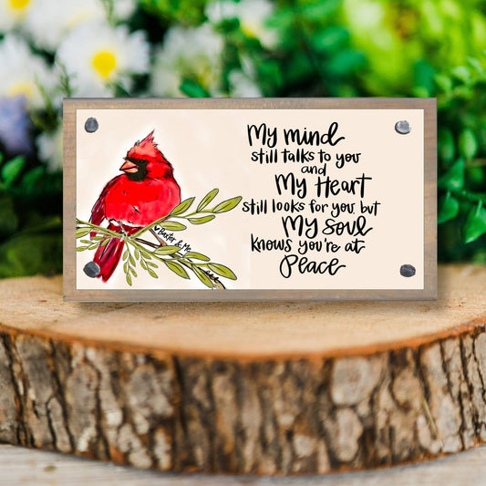 You're at Peace Driftwood Happy Block