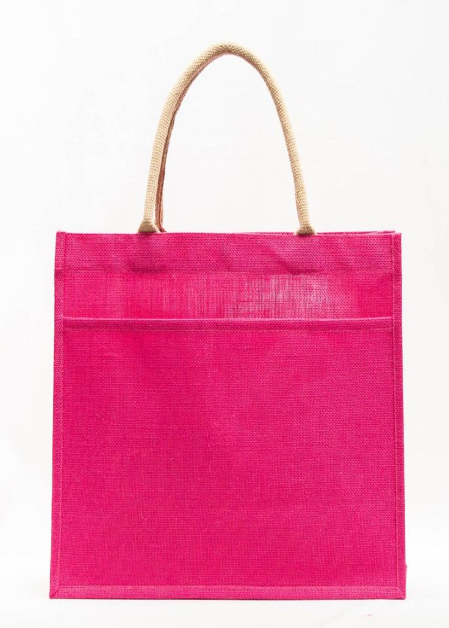 JUTE POCKET TOTE