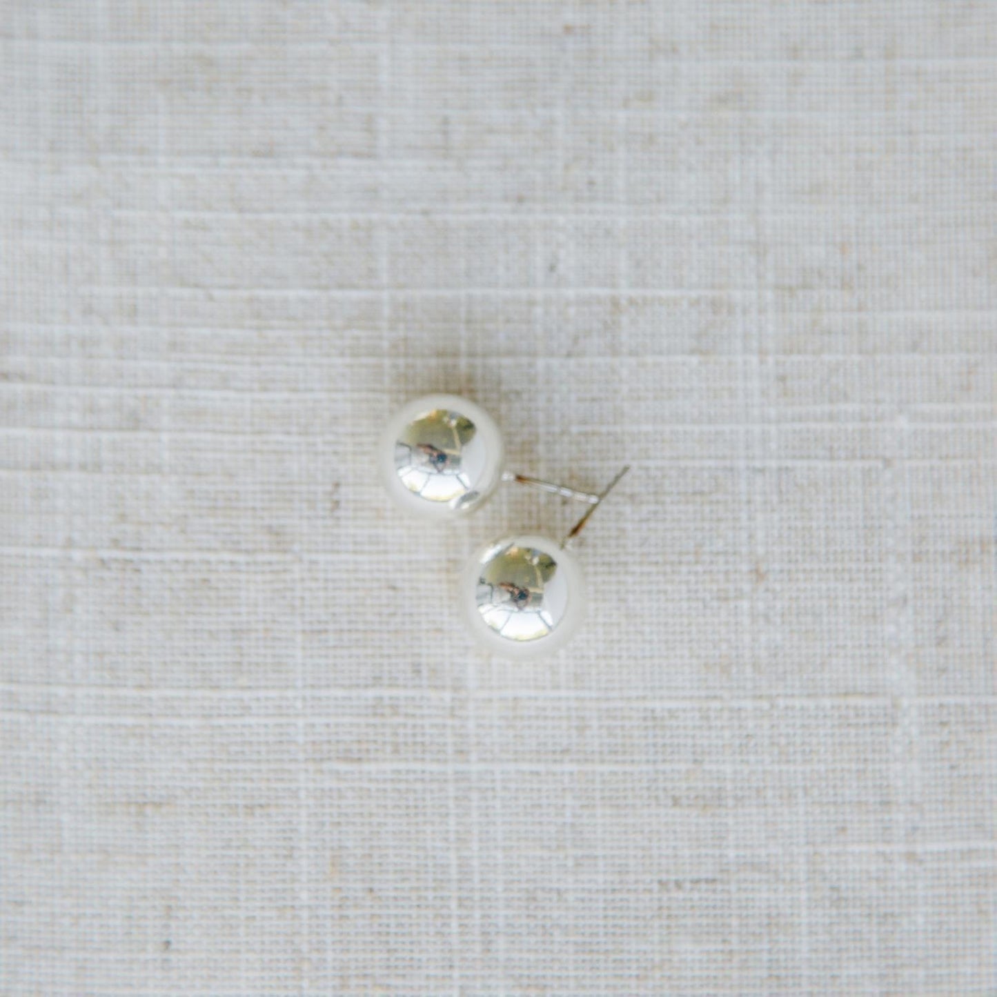 Earrings Grenada - Shiny Silver Large