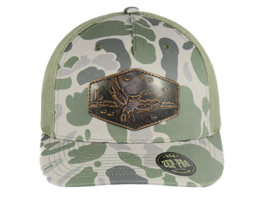 OLD SCHOOL LODEN CAMO HAT- MALLARD
