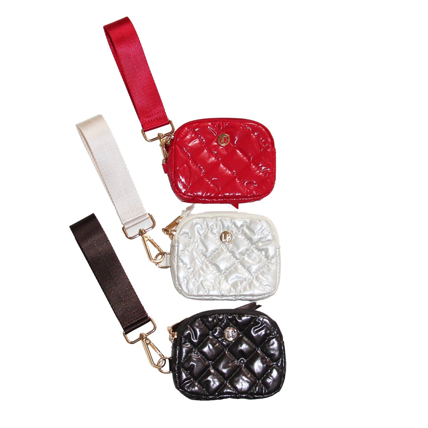 Jennifer Wristlet Wallet Keychain Snow