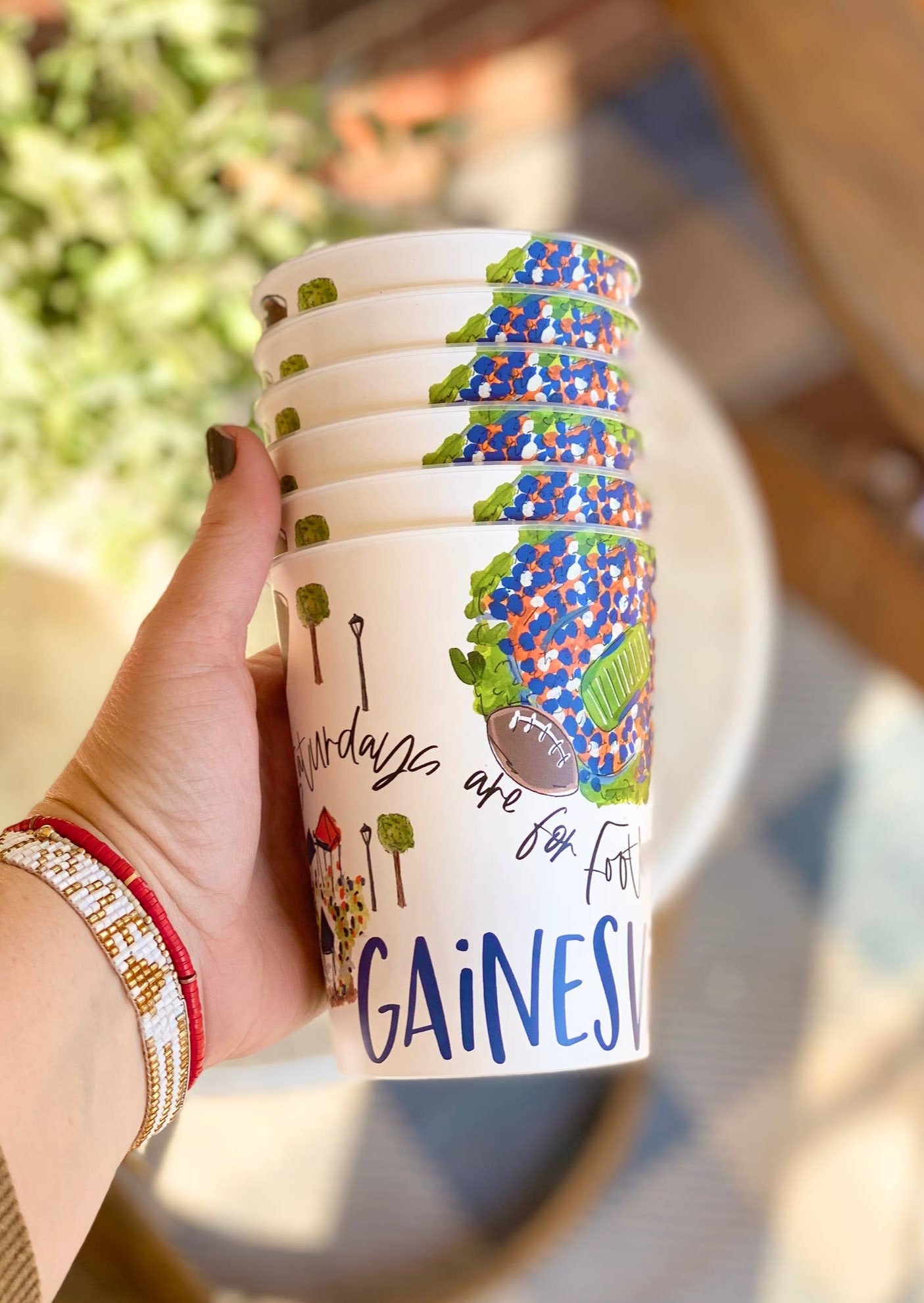 Gainesville Reusable Party Cups, gifts, college, alumni