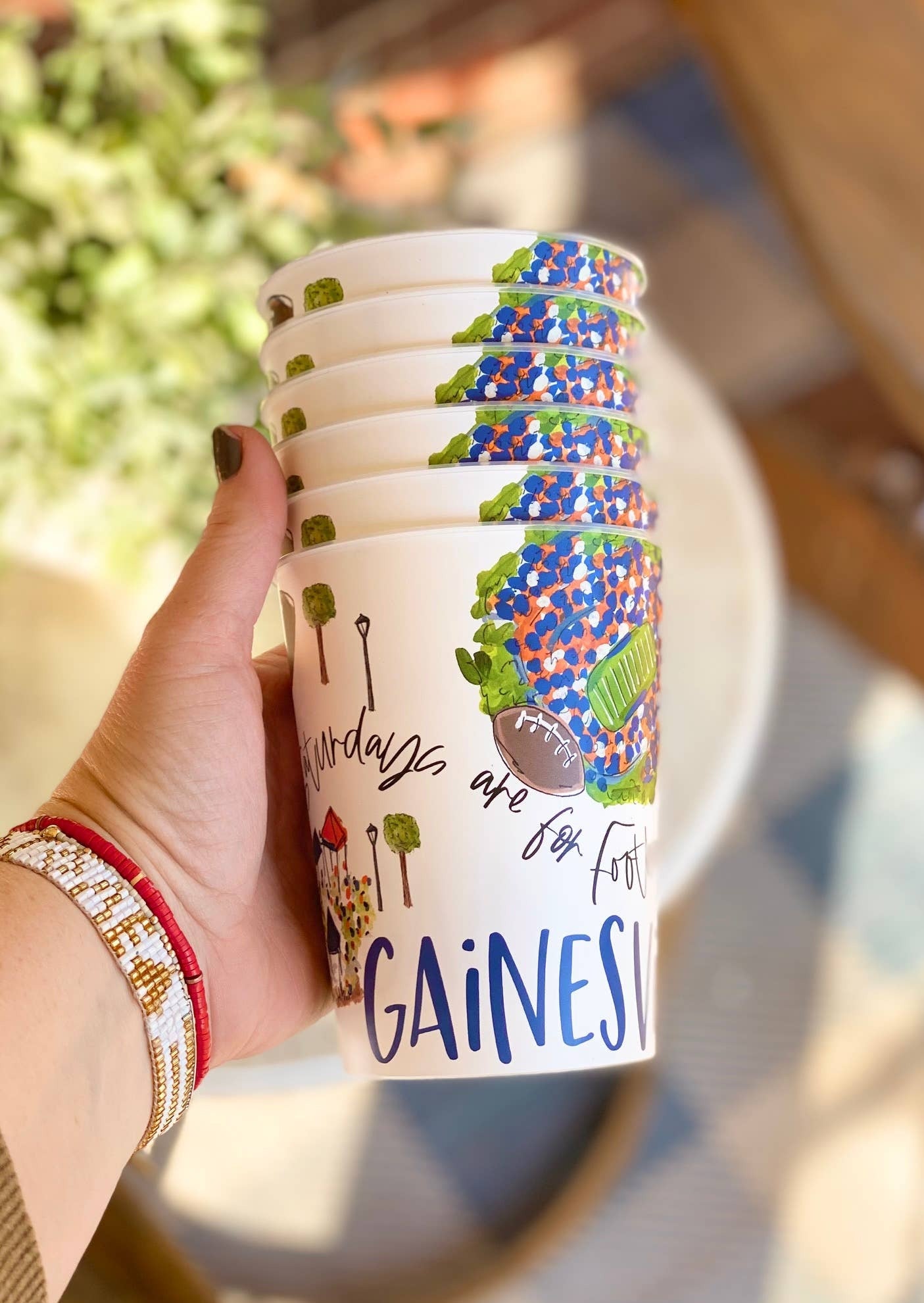 Gainesville Reusable Party Cups, gifts, college, alumni