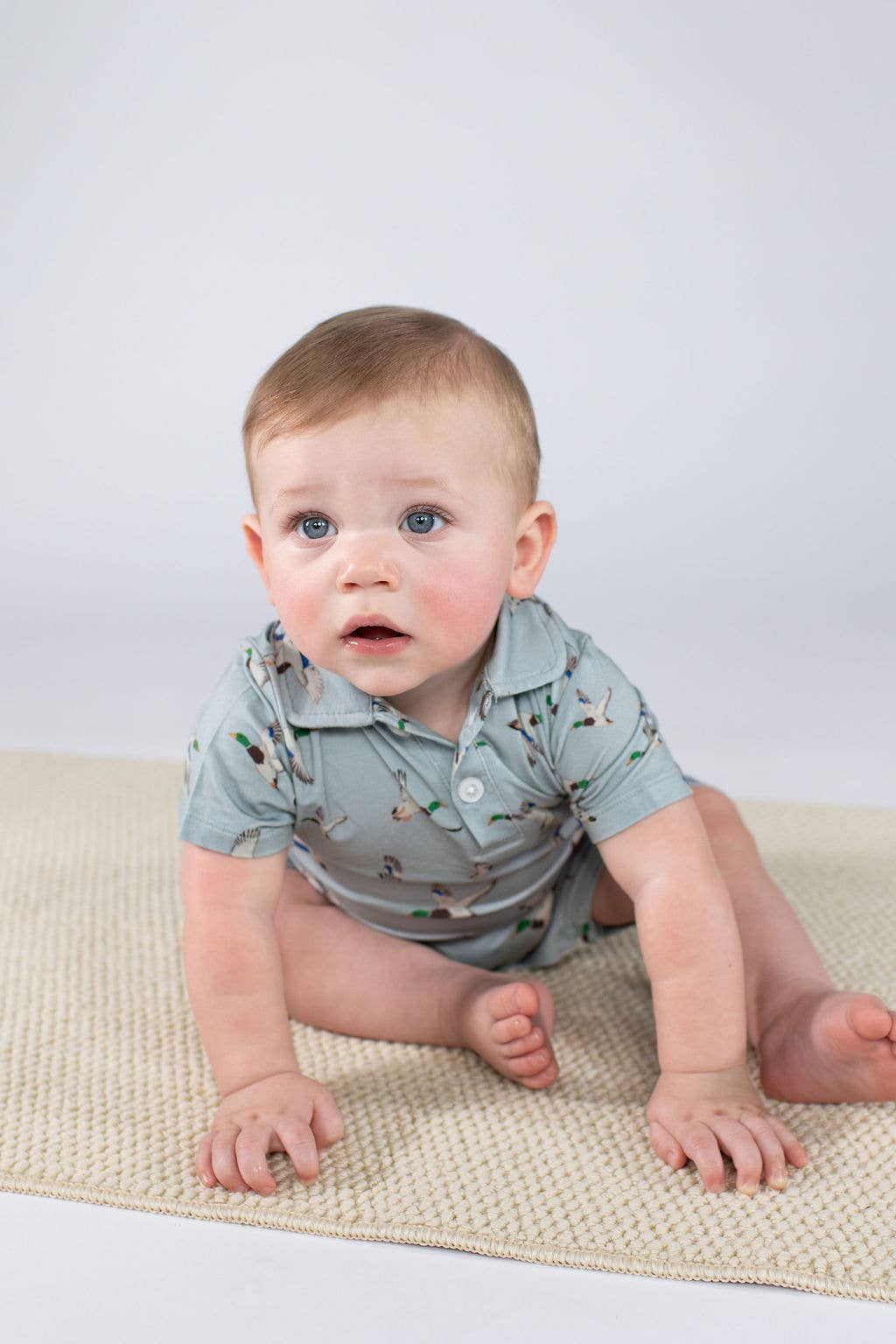 Mallards / Ducks - SS Polo Romper