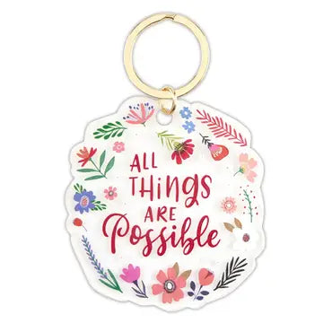 ACRYLIC KEYCHAIN: ALL THINGS ARE POSSIBLE