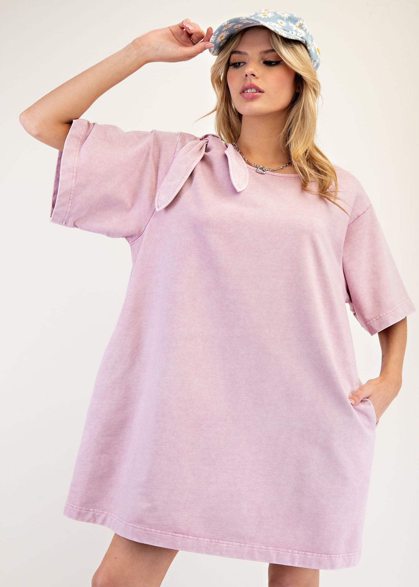 EVELYN DRESS - DUSTY ROSE