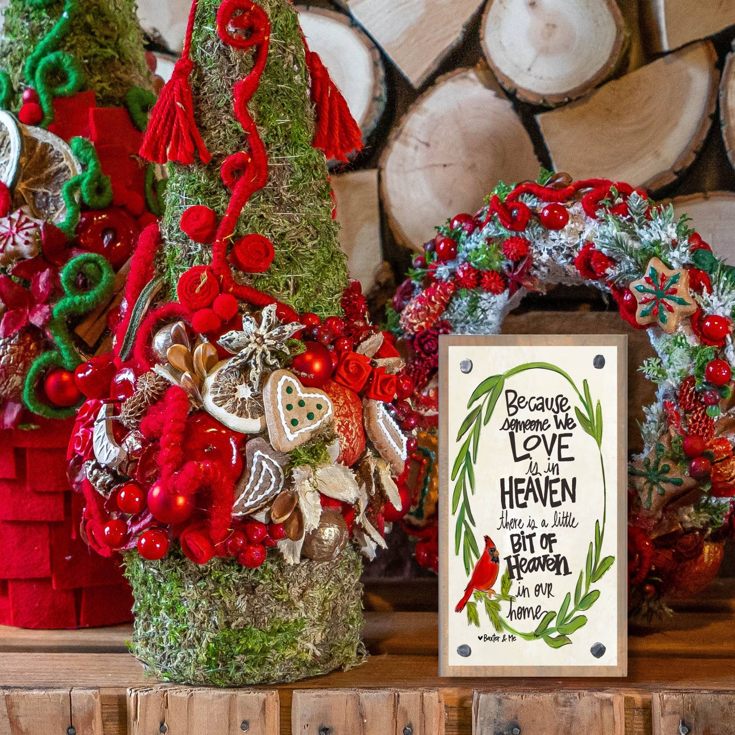 Heaven Cardinal Driftwood Happy Block