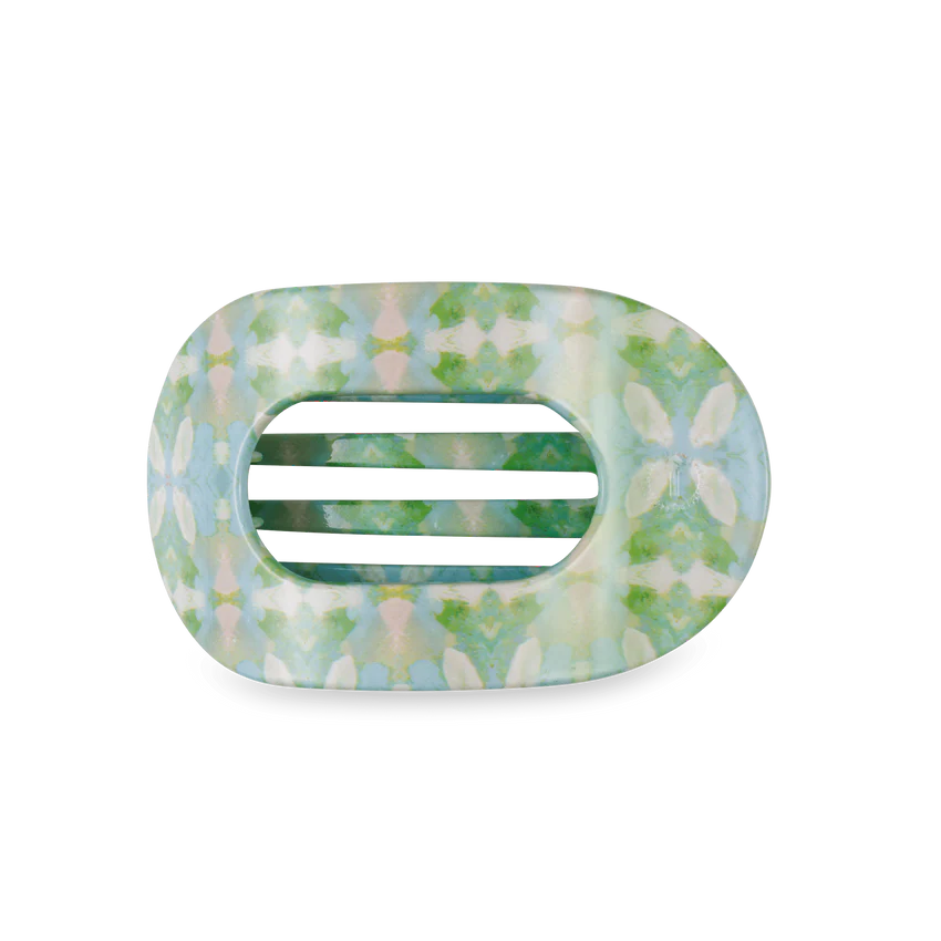 TELETIES Flat Round Hair Clip for Women - Durable Plastic Hair Accessory