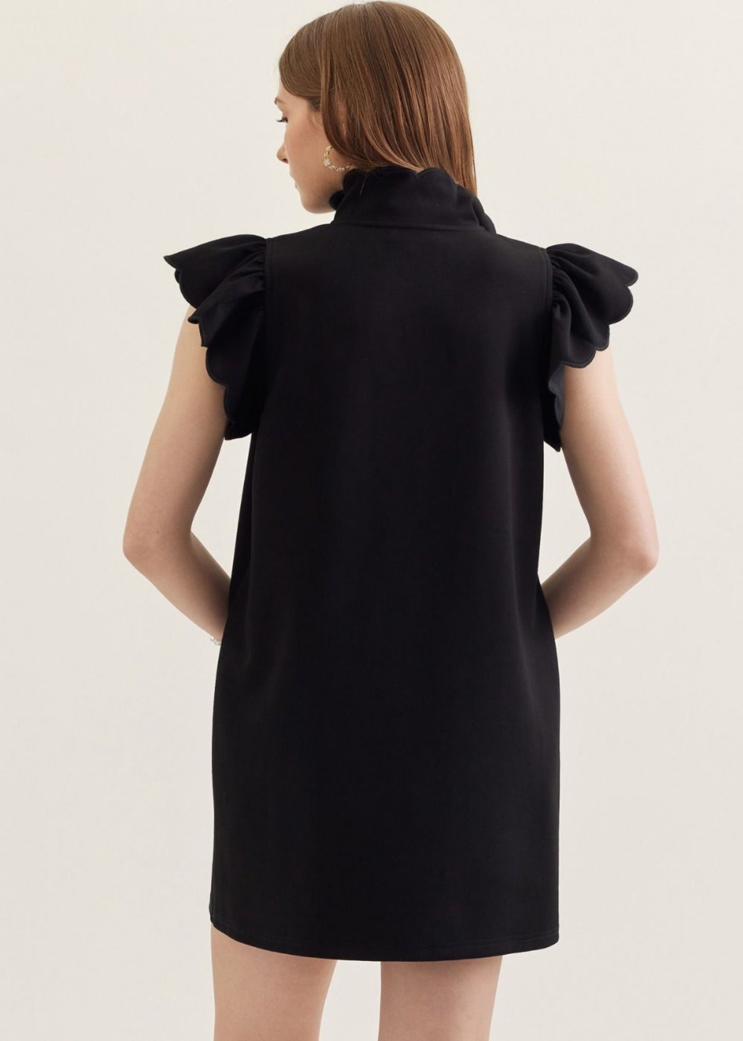 STASSI DRESS - BLACK