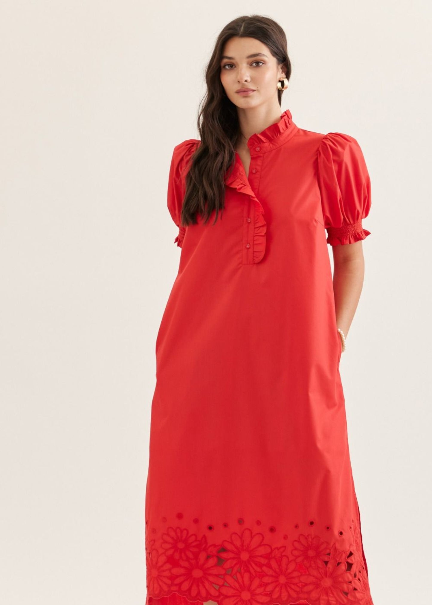 DAILEE DRESS - RED