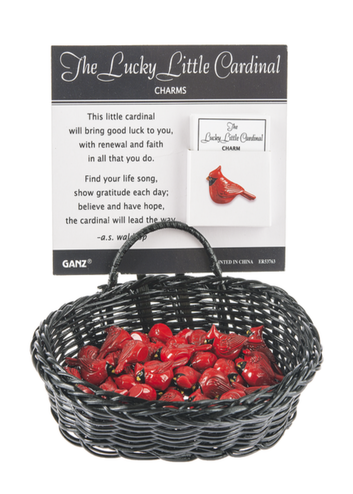 LUCKY LITTLE CARDINAL CHARMS