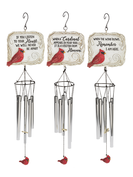 CARDINAL GARDEN-WINDCHIMES
