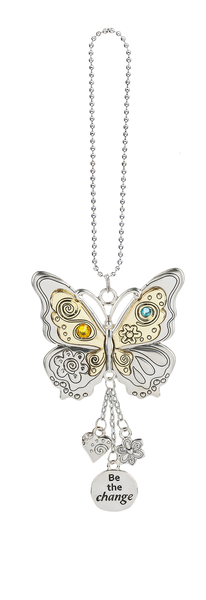 CAR CHARM- BUTTERFLY