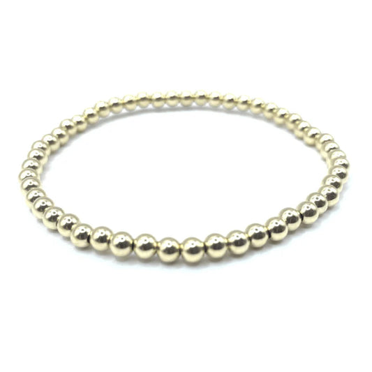 4mm 14k Gold Filled Karma Bracelet