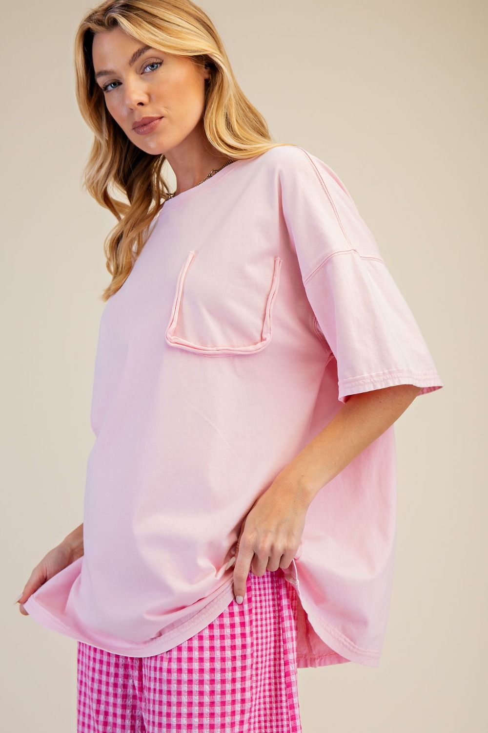 MAYA TOP - COTTON PINK