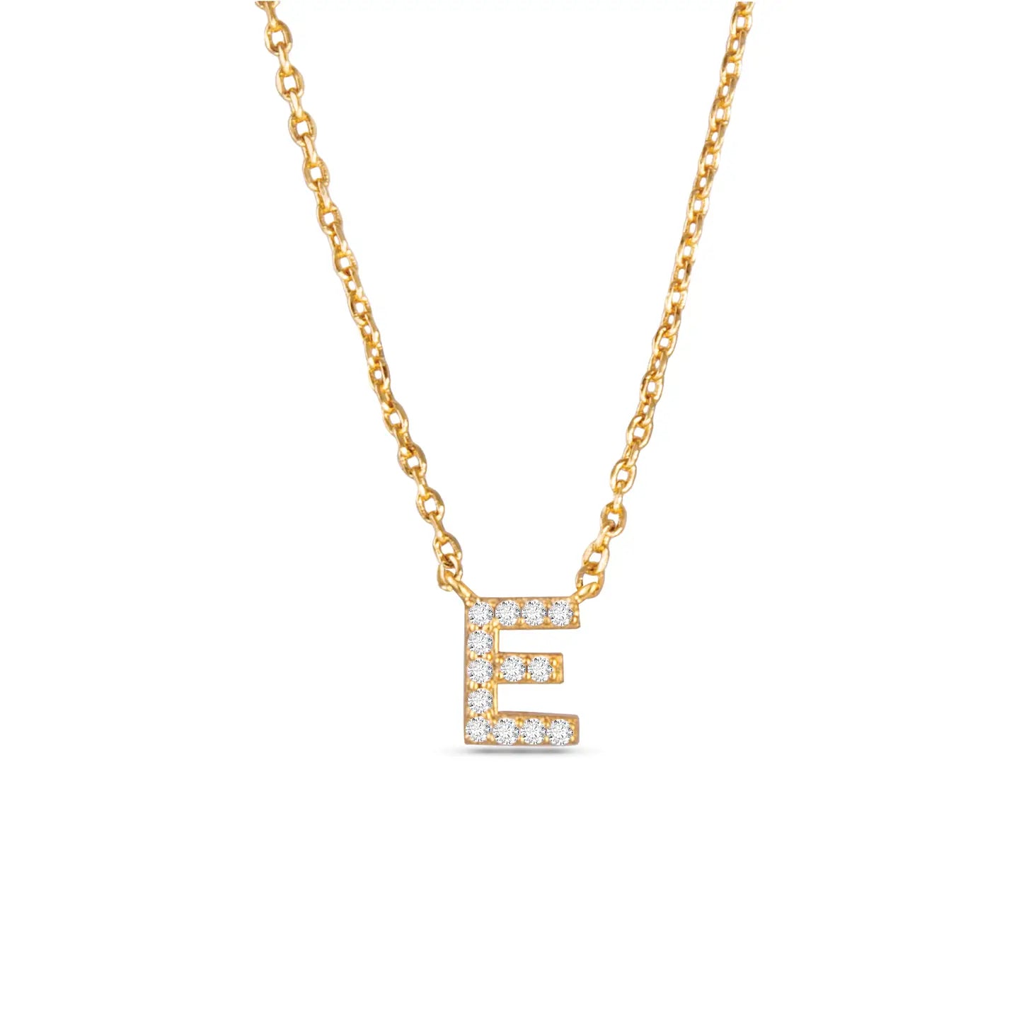 CZ Initial Necklaces | 18 Letters